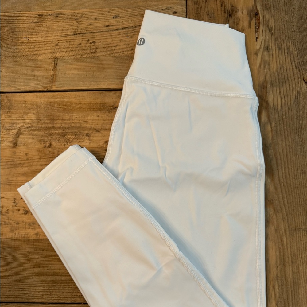 Lululemon Wunder Train HR White Leggings
